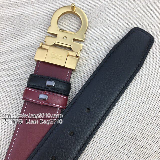 菲拉格慕男士皮帶 Ferragamo雙面牛皮腰帶  jjp1706